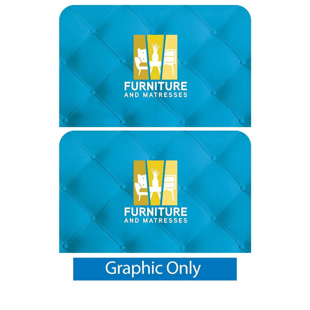 EZ Tube Queen Headboards — 37 in Double Sided Graphic Only